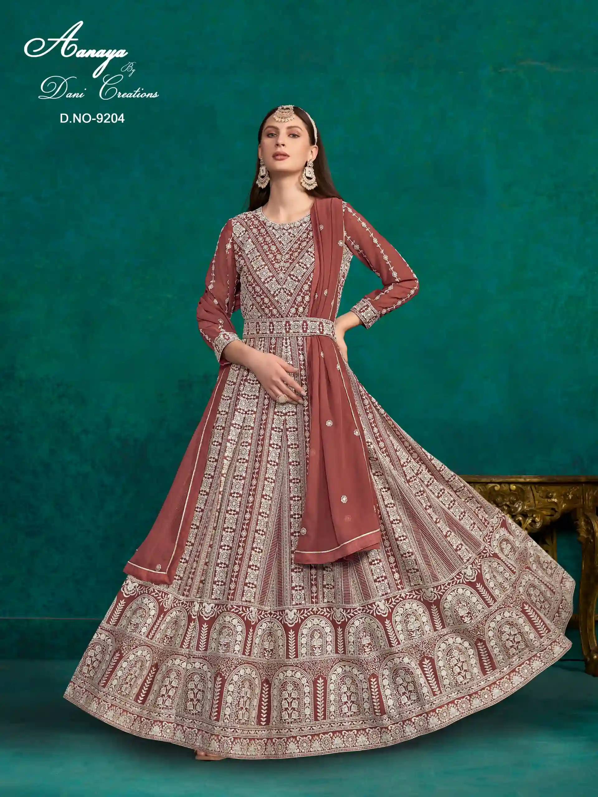 Aanaya 9200 Series Vol 192 Faux Georgette Wholesale Designer Salwar Suit Catalog — Wholesale Salwar Suits, MPA wholesale from Surat — view 7